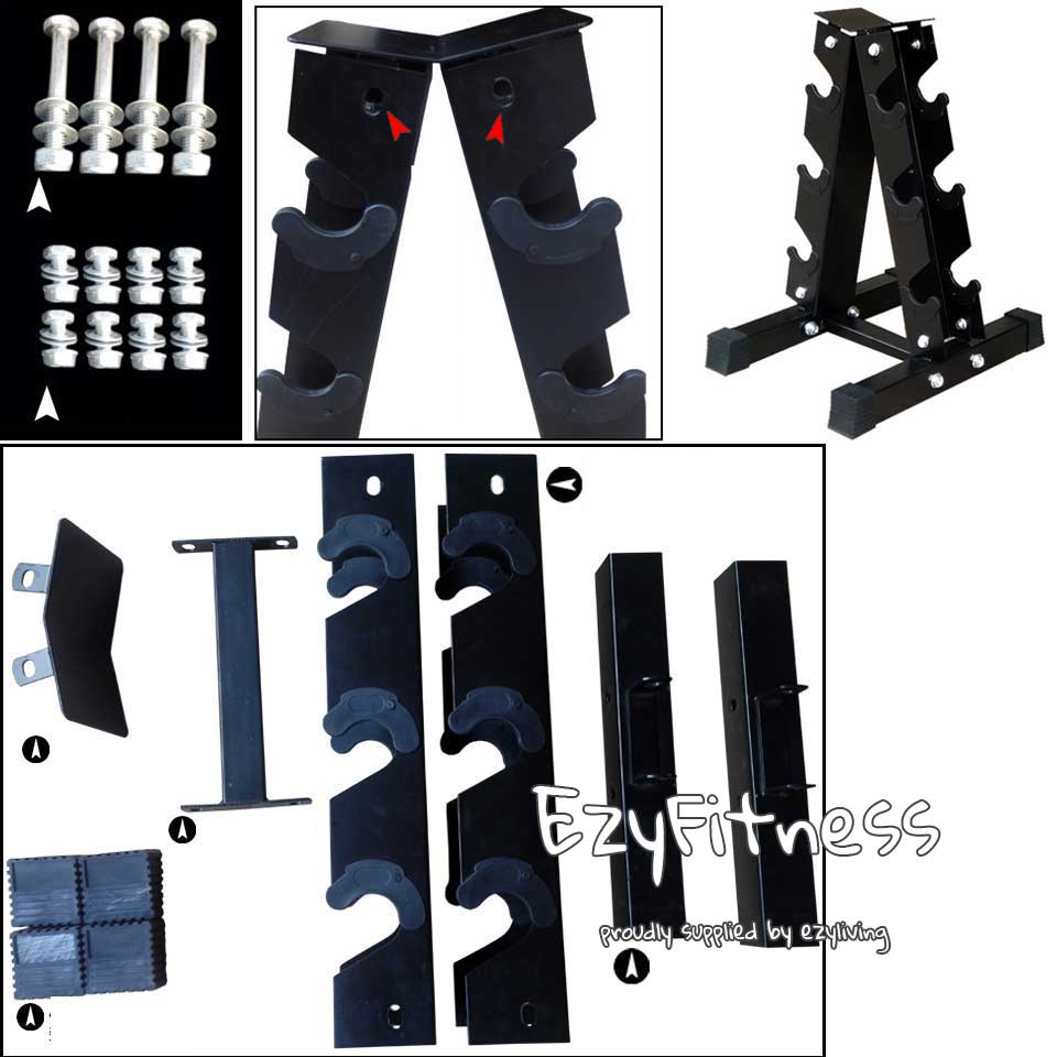 3 Pairs Dumbbell Rack/ Dumbbells Stand (EZ046-2) - www.ezyliving.co.nz