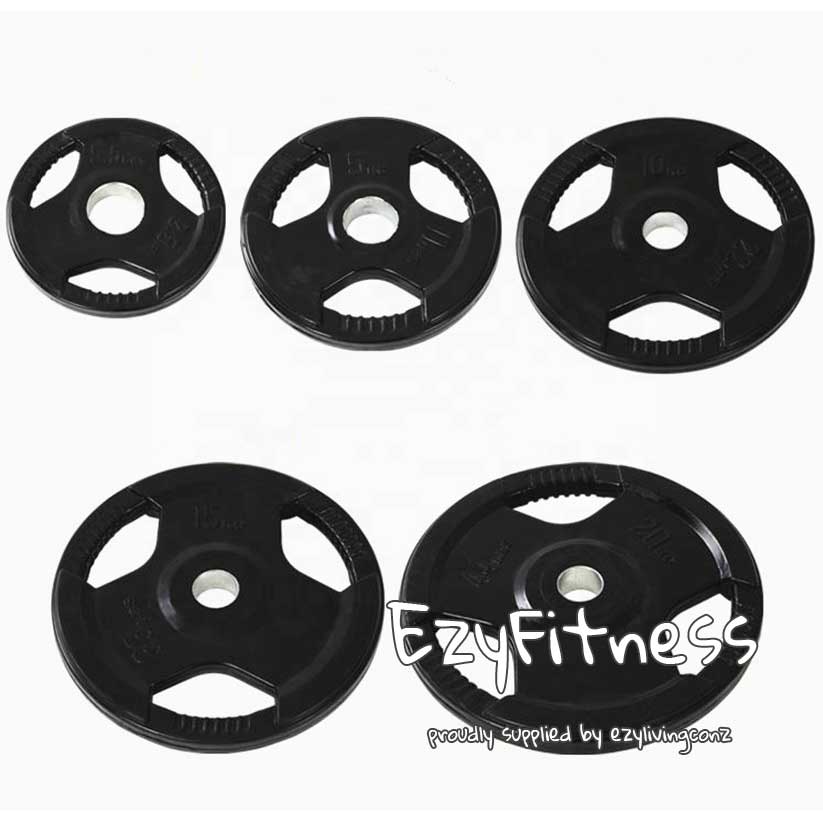 80KG Set - Rubber Coating Barbells Plates 50mm (EZ043C80KG) - www.ezyliving.co.nz