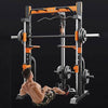 Smith Machine + Adjustable Bench + 60KG Barbell Weights Plates (EZ003+006+043) - www.ezyliving.co.nz