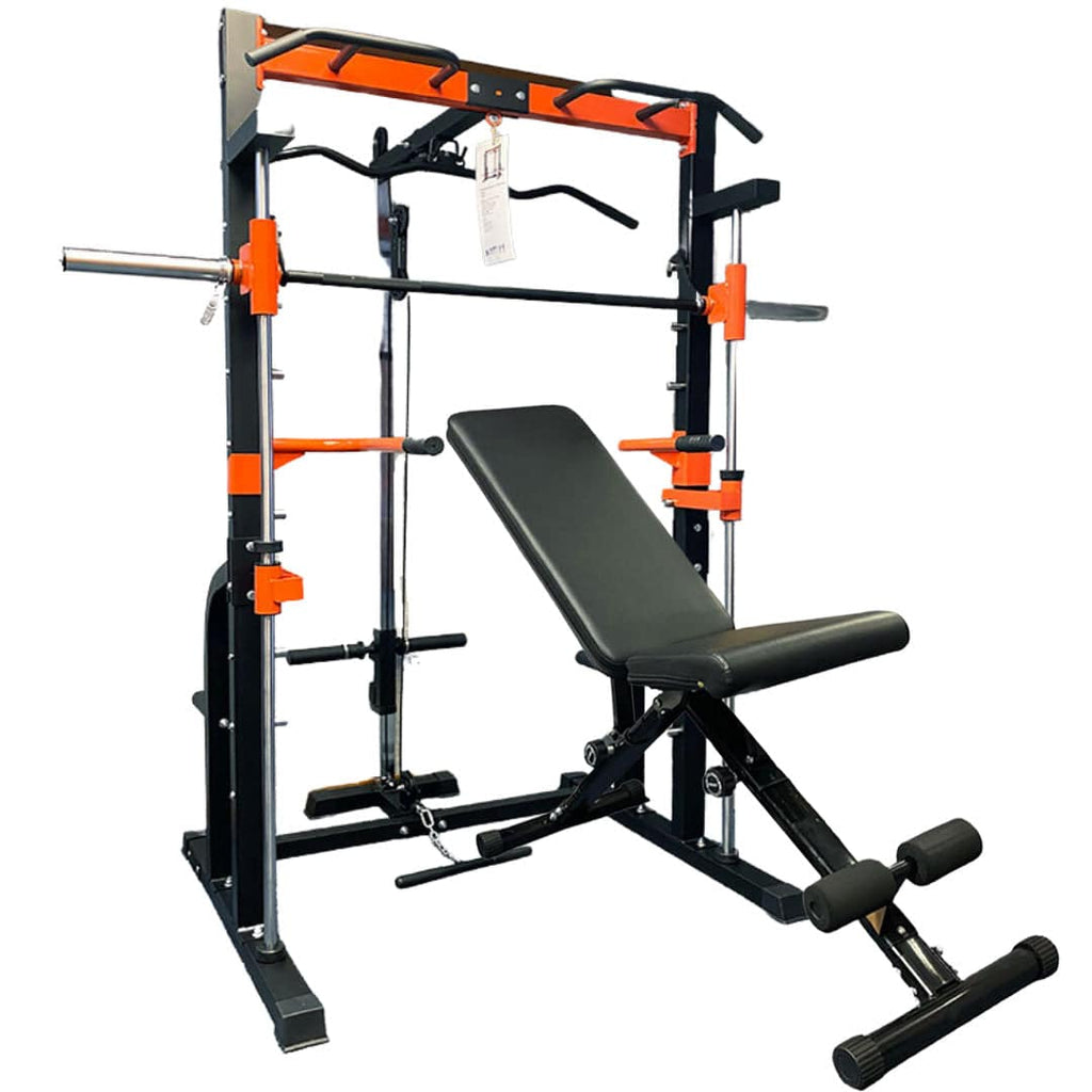 Smith Machine+Adjustable Bench - www.ezyliving.co.nz